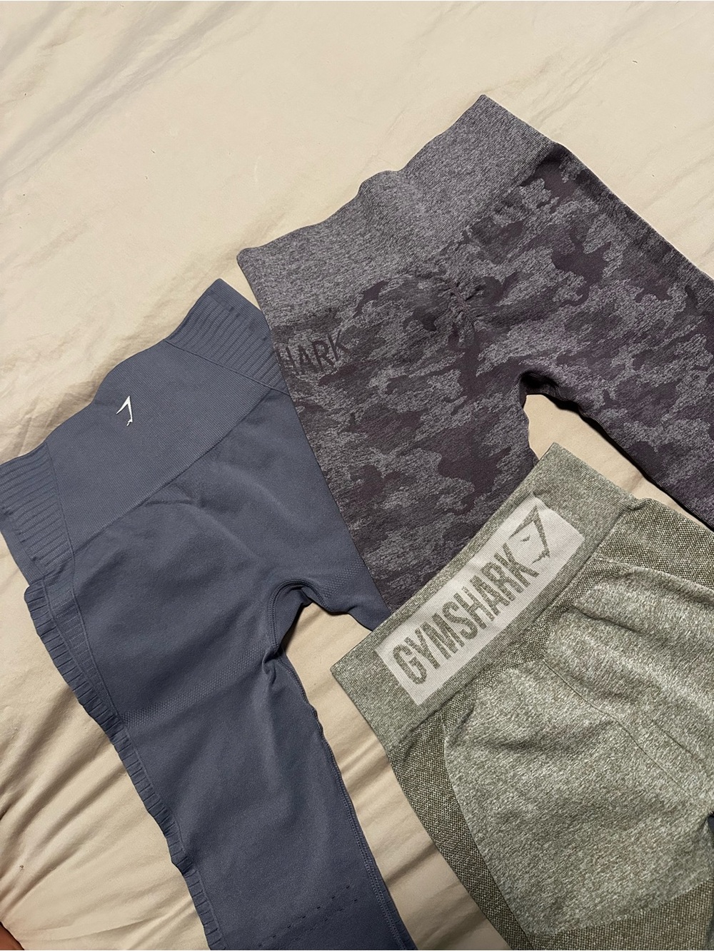 GYMSHARK Bundle of 3 High-Waist Leggings size S